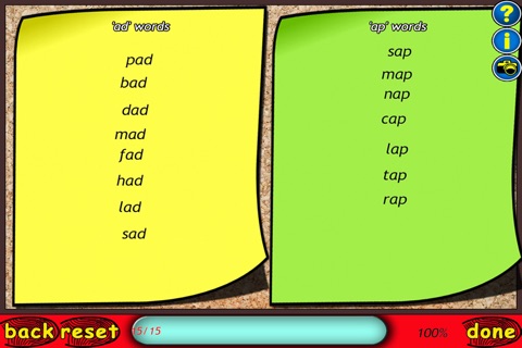 Word Sorts 5 to 7 screenshot 3