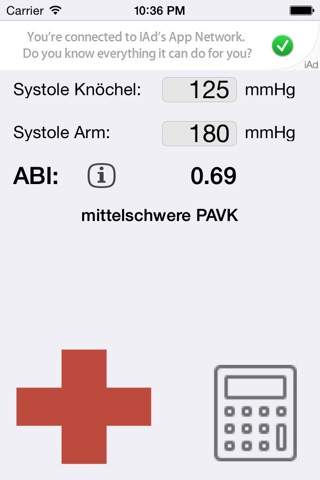 Knöchel Arm Index screenshot 3