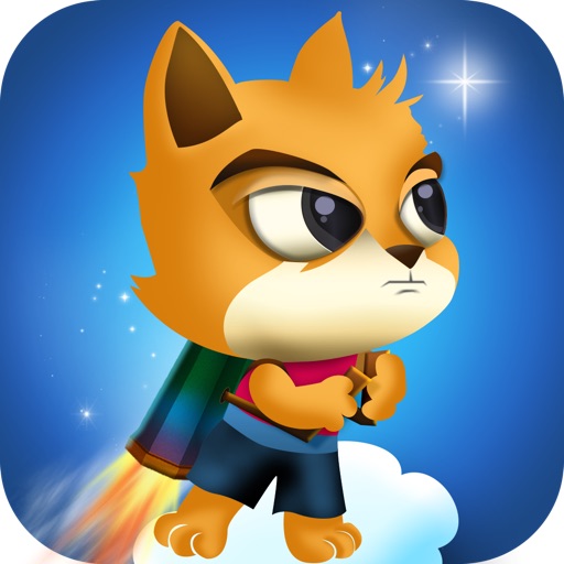 A Jetpack Kitty Fly 3D! - Reckless Run and Jump in the City : Top Casual Games for Kids icon