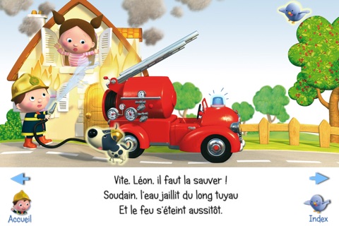 Little Boy Leon’s fire engine FREE screenshot 3