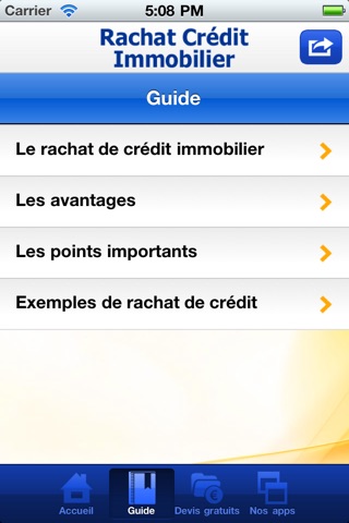 Rachat Crédit Immobilier screenshot 2