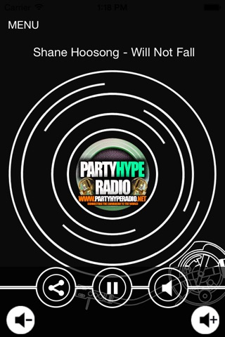PartyHype radio screenshot 2