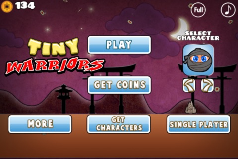 Ancient Tiny Warrior Multiplayer Game - Ninja Temple Jumping Race FREE screenshot 2