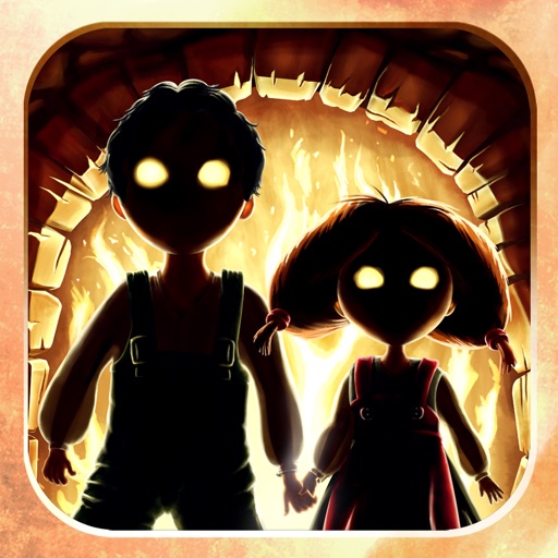 Scary Tale. Hansel and Gretel. GOLD icon