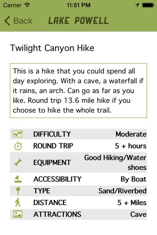 Lake Powell Map App screenshot 2