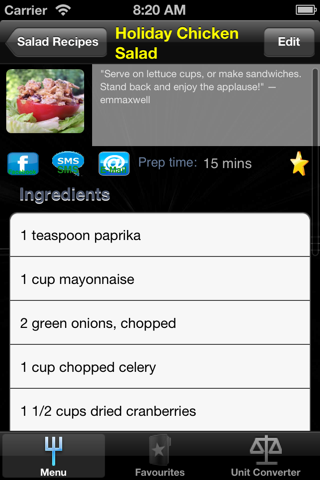 Main Dish Recipes screenshot 3