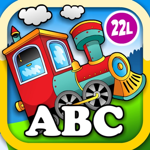 Animal Train Preschool Adventure First Word Learning Games for Toddler Loves Farm and Zoo Animals by Monkey Abby® Icon