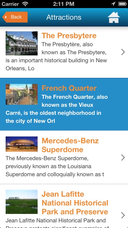 New Orleans guide, hotels, map, events & weather screenshot-4