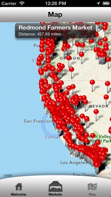 Farmers Market Locator App