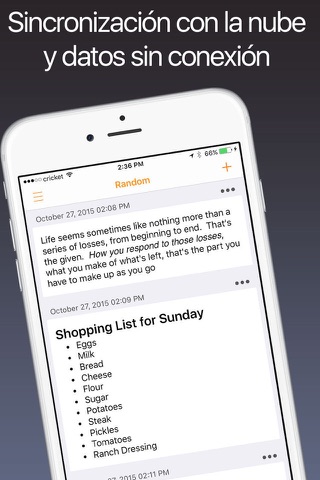 Quick Notes Lite - Brainstorm, Save Ideas and Remember Snippets screenshot 2