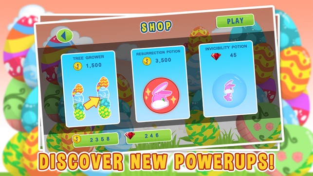 Tiny Easter Bunny Jump - Flying Bubble-Gum Egg For Kids 2014(圖4)-速報App