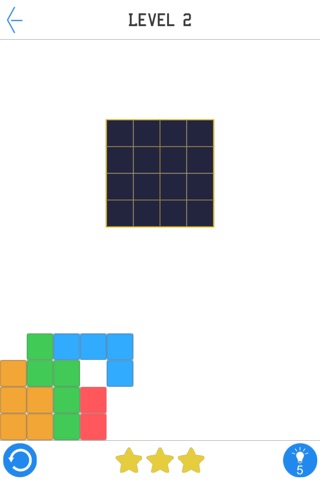 Block Fit-A brain exercise jigsaw puzzle game for kids and adults ( fun tidal game ) screenshot 2