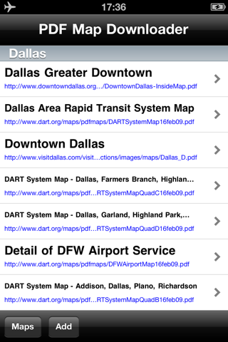 Dallas Maps - Download DART Train Maps and Tourist Guides. screenshot 2