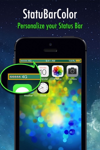 StatuBarColor - Set Up look bar background screenshot 3