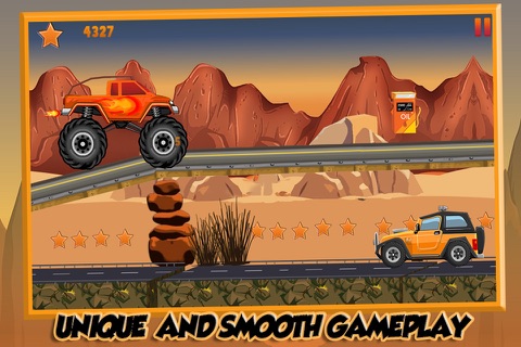 Auto Run : Insane Monster Truck Highway Road Trip FREE! screenshot 3