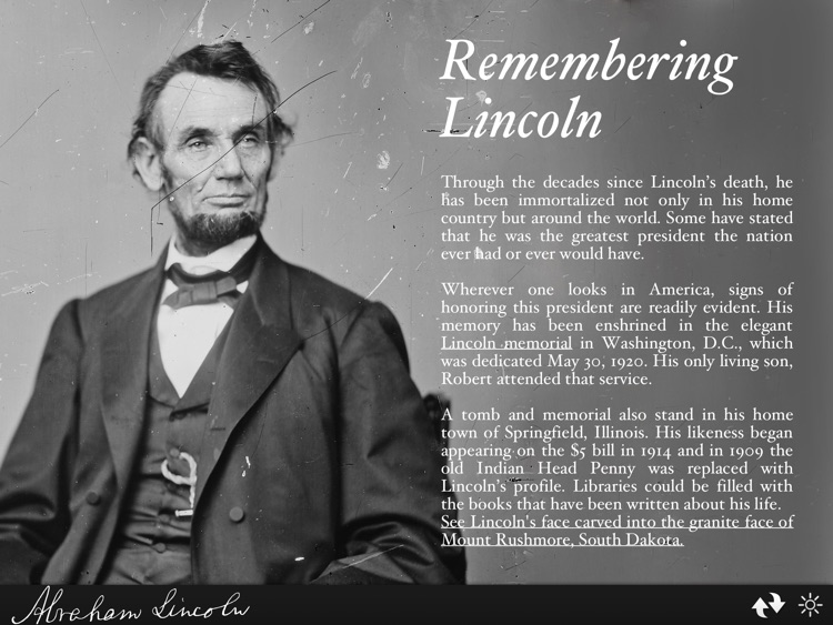Abraham Lincoln Interactive Biography screenshot-4