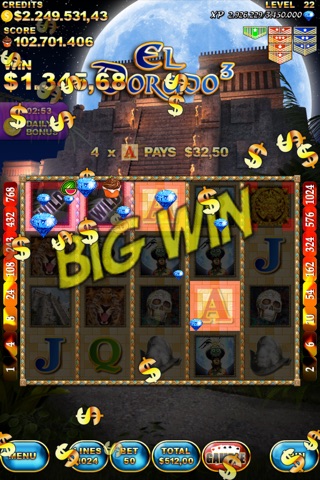 El Dorado 3 Slot Machine screenshot 2