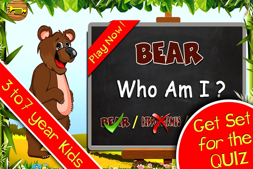 Jungle Safari Explorer – Interactive Learning Game To Recognize Animal And Bird Names And Shapes For Preschool Kindergarten Kids & Primary Grade School Children screenshot 3