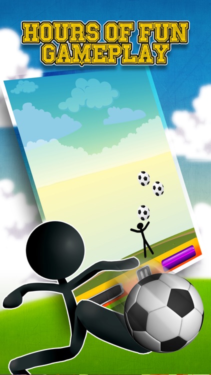 Stickman Soccer Ball Slide: Final Escape