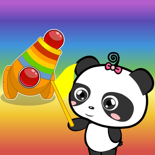 彩虹弹球数学游戏-熊猫乐园 icon