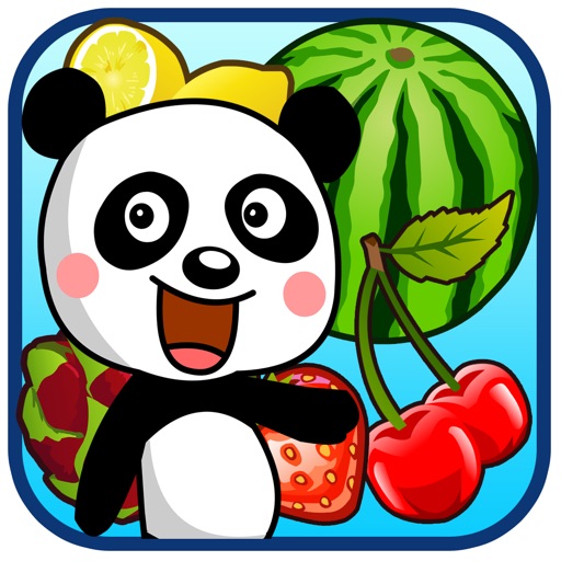 Panda fruits - early childhood icon