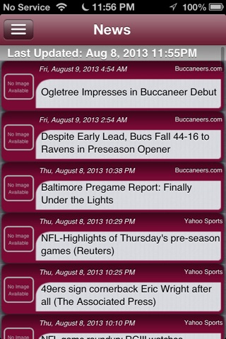 Tampa Bay Football Live screenshot 2