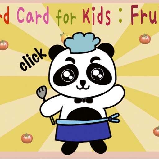 Word Card for Kids : Fruits icon