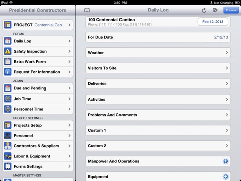Construction Superintendent screenshot 2
