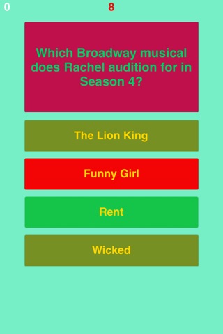 Trivia for Glee fans quiz edition screenshot 2