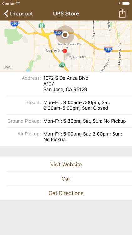 Dropspot - Find UPS Locations