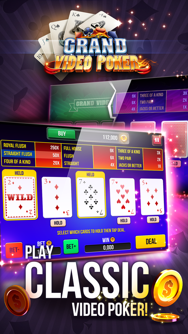 Grand Video Poker screenshot 1