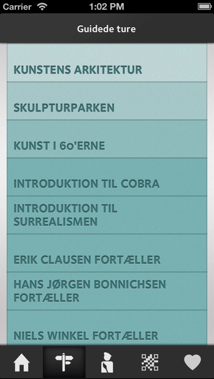 KUNSTENs officielle app