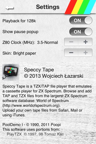 Speccy Tape screenshot 3