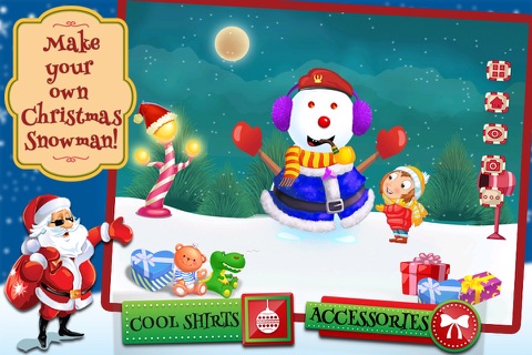 Christmas Snowman Maker & Dressup Salon screenshot 2