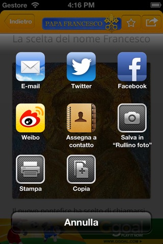 Papa Francesco screenshot 4
