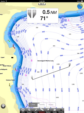 Marine: Eolie Islands HD - GPS Map Navigator screenshot 2
