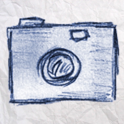 Selfie Paper Camera - Your selfies pictures in sketch mode Icon