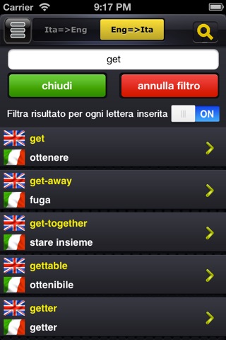 Dizionario Italiano/Inglese screenshot 4