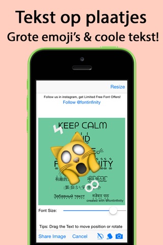 Font Infinity Pro ∞  Better Emoji Fonts & New Cool Text Styles on Images screenshot 3