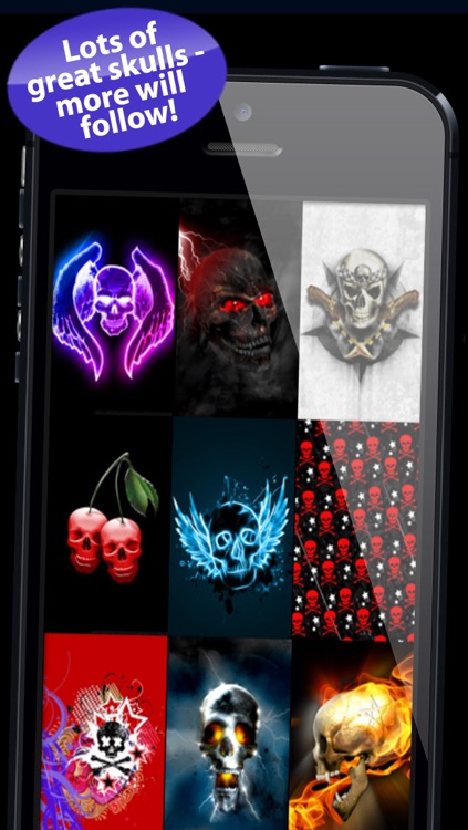 Skull & Halloween Backgrounds screenshot-3