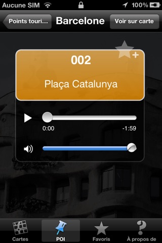 Barcelone audioguide touristique (audio en français) screenshot 3