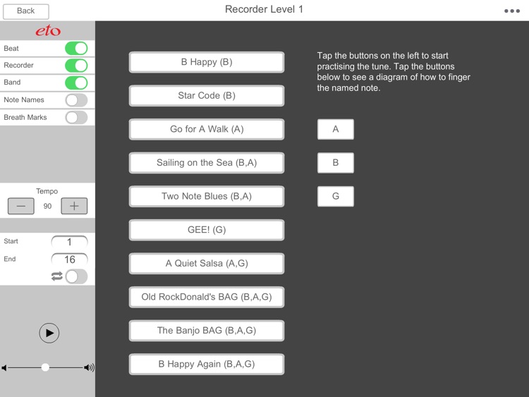 Recorder Level 1 - Recorder and music reading practice