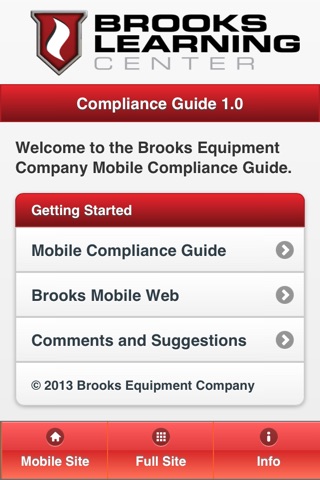 Brooks Compliance Guide screenshot 2