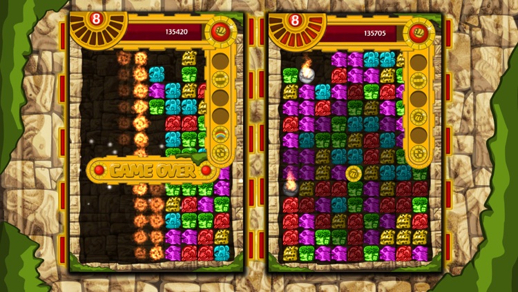 Antique Mayan Blocks - Collapse, Earn, Mash, Trap and Splash Jewel Pieces