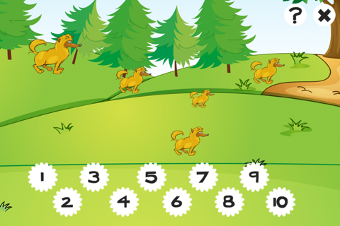 123 Babies & Kid-s Count-ing Number-s To Ten Game-s: Free Play-ing & Learn-ing. My Baby First Dog-s screenshot 2