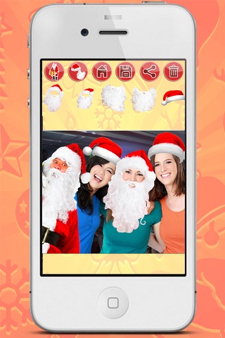 Selfie with Santa - Take yourself Santa Claus photos and add stickers on your Christmas photos - Premium screenshot 2