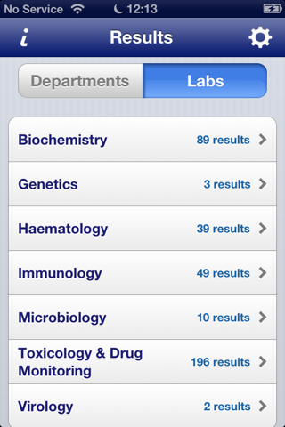 Lab Results screenshot 4