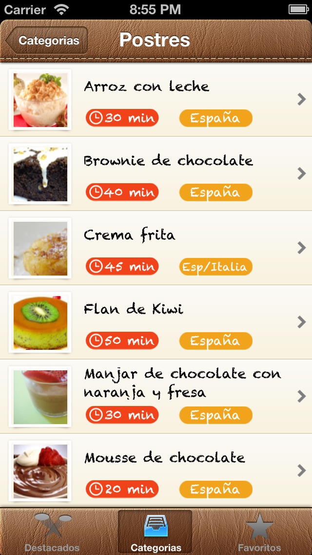 Recetas Cocina screenshot1