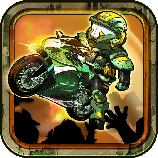 A Zombie Motorcycle Contract: Shooting Highway Racing Free Icon