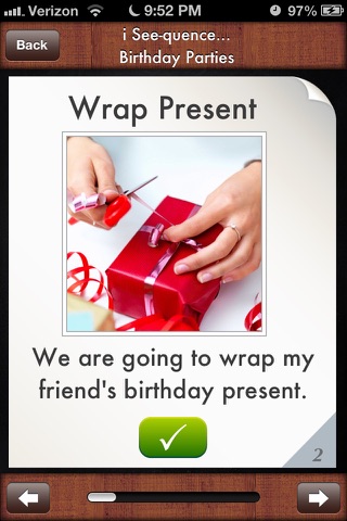 i Get... Going to Birthday Parties Vocabulary Photo Books and Social Skills Stories screenshot 4